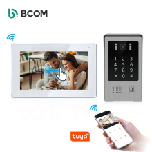 Bcom Wohnung hangsfree wif Audio Türklingel Türsprechanlage Türklingel Wireless Video Cotofono Gegensprechanlage mit Monitor